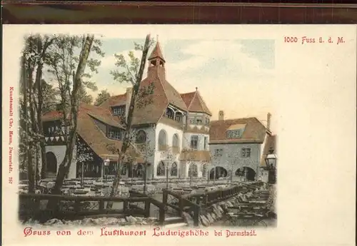 Darmstadt Ludwigshoehe Kat. Darmstadt