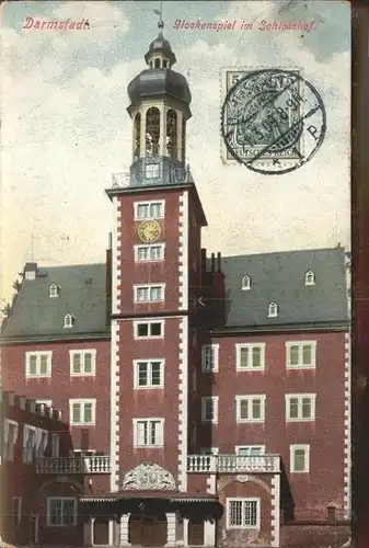 Darmstadt Glockenspiel Schlosshof Kat. Darmstadt