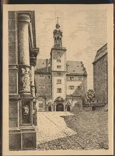 Darmstadt Schlosshof Glockenbau Kat. Darmstadt