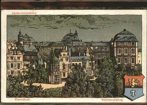 Darmstadt Residenzschloss Kat. Darmstadt