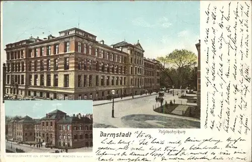 Darmstadt Polytechnikum Kat. Darmstadt