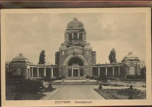 Stuttgart Krematorium Kat. Stuttgart