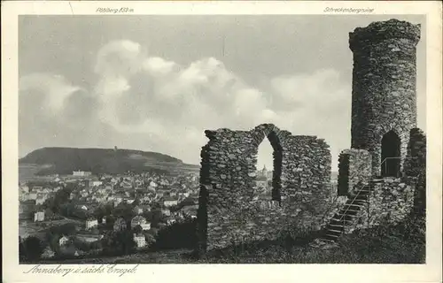 Annaberg-Buchholz Erzgebirge Poehlberg Burgruine / Annaberg /Erzgebirgskreis LKR