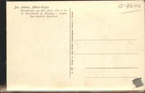 Annaberg-Buchholz Erzgebirge Des Lebens Altersstufen Darstellung / Annaberg /Erzgebirgskreis LKR