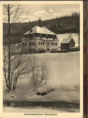 Schmalzgrube Hammerherrenhaus Kat. Joehstadt