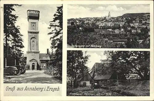 Annaberg-Buchholz Erzgebirge Frohnauer Hammer Poehlberg / Annaberg /Erzgebirgskreis LKR