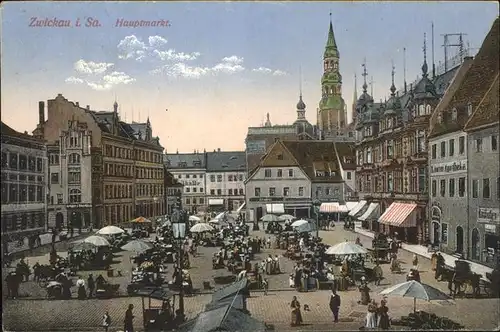 Zwickau Sachsen Hauptmarkt Kat. Zwickau