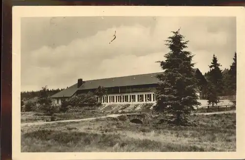 Hormersdorf Erzgebirge Jugendherberge Adolf Hennecke Kat. Hormersdorf Erzgebirge