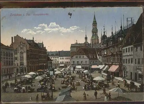 Zwickau Sachsen Hauptmarkt Kat. Zwickau