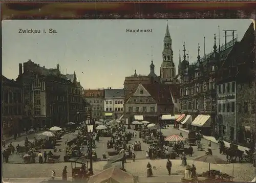 Zwickau Sachsen Hauptmarkt Kat. Zwickau