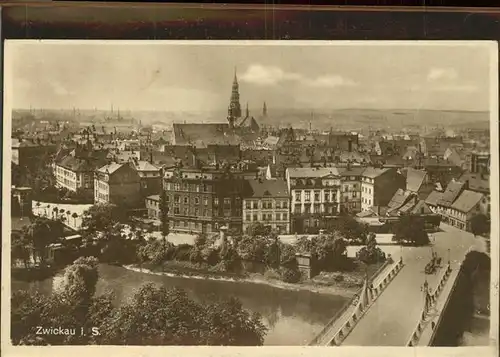 Zwickau Sachsen Bruecke Kat. Zwickau