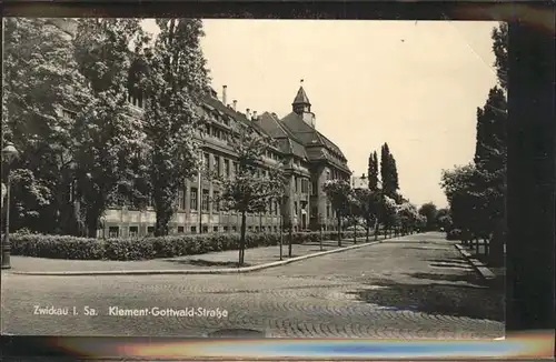 Zwickau Sachsen Klement Gottwald Str. Kat. Zwickau