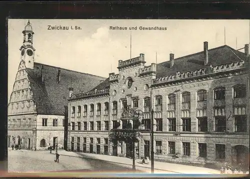 Zwickau Sachsen Rathaus Gewandhaus Kat. Zwickau