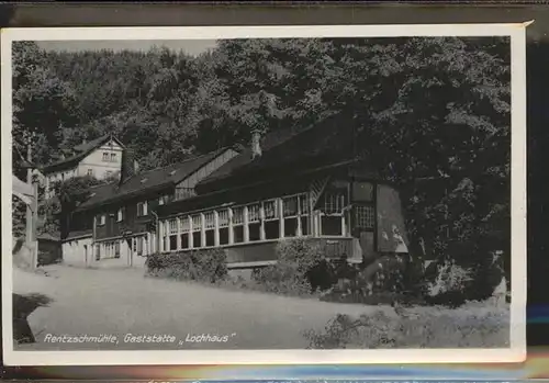 Rentzschmuehle Vogtland Thueringen Gaststaette Lochhaus Kat. Vogtlaendisches Oberland