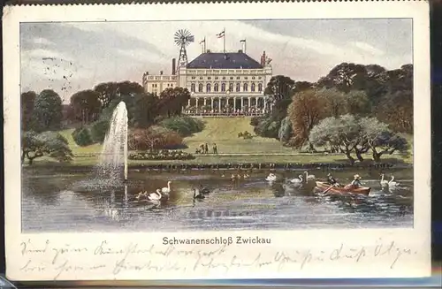 Zwickau Sachsen Schwanenschloss Kat. Zwickau