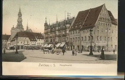 Zwickau Sachsen Hauptmarkt Kat. Zwickau