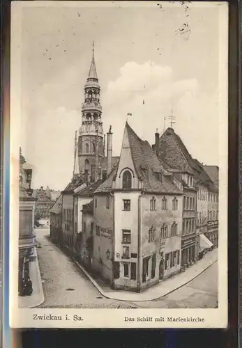 Zwickau Sachsen Schiff Marienkirche Kat. Zwickau