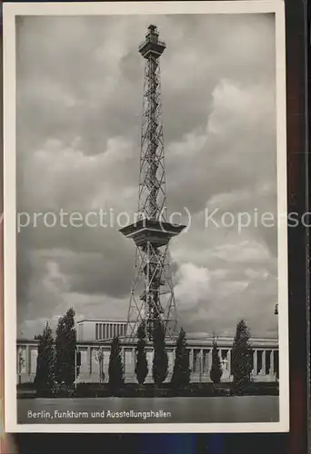 Funkturm Berlin Ausstellungshallen Kat. Bruecken