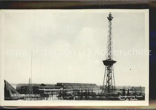 Funkturm Berlin Charlottenburg Kat. Bruecken