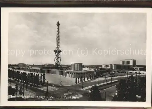 Funkturm Berlin Ausstellungsgelaende Kat. Bruecken