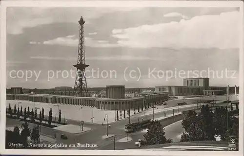 Funkturm Berlin Ausstellungshallen Kat. Bruecken