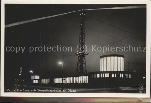 Funkturm Berlin Ausstellungshallen  Kat. Bruecken