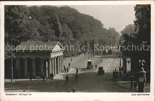 Foto Kellner Rolf Nr. 3230 Duesseldorf Ratinger Tor Kat. Fotografie