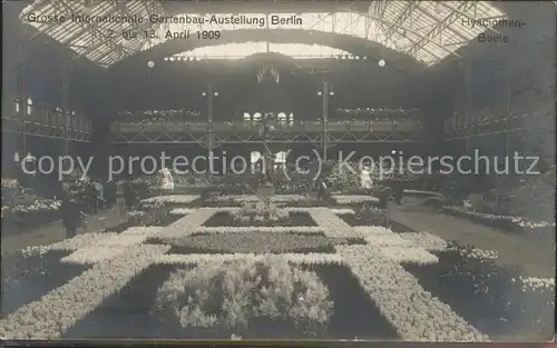 Gartenbauaustellung Berlin Hyacinthenbeete Kat. Expositions