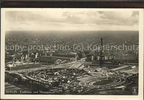 Funkturm Berlin Messegelaende Kat. Bruecken