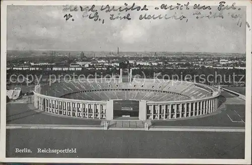 Stadion Berlin Reichssportfeld Kat. Sport