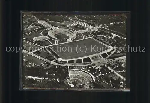 Stadion Olympia Berlin Waldbuehne Fliegeraufnahme  Kat. Sport