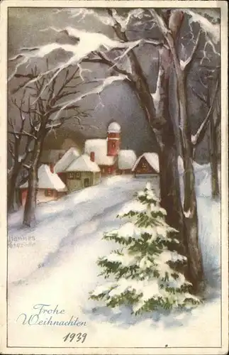 Petersen Hannes Weihnachten Serie 6057  Kat. Kuenstlerkarte