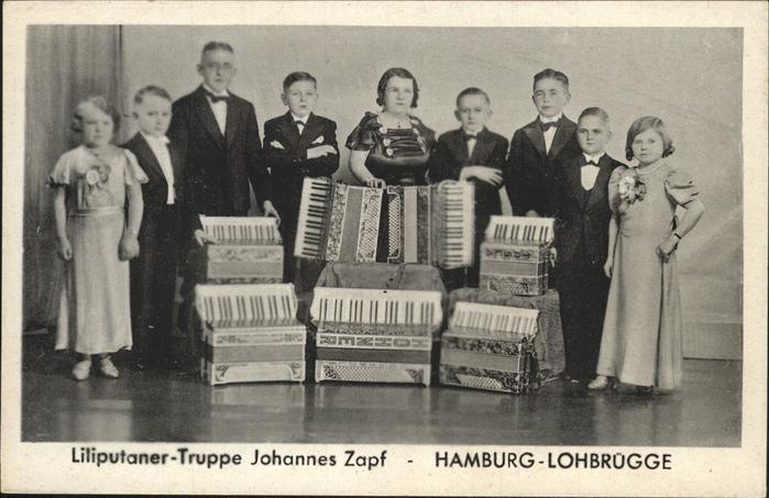 Kuriosum LiliputanerTruppe Johannes Zapf HamburgLohbruegge