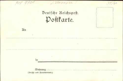 Biese Carl Karl Nr. 3 Hohenkraehen  Kat. Kuenstlerlitho