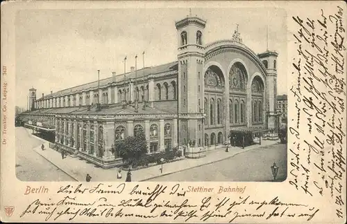 Bahnhof Berlin Stettiner Bahnhof  Kat. Eisenbahn