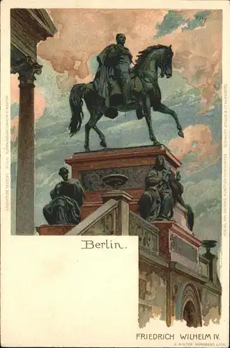Adel Preussen Friedrich Wilhelm IV. Denkmal Berlin Kat. Koenigshaeuser