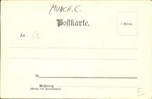 Muench C. Wiesbaden Kaiser Wilhelm I. Denkmal  Kat. Kuenstlerkarte