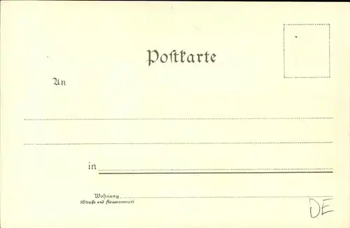 Diemer Zeno Litho Nr. 1044 Muenchen Blick vom Maximilianeum Kat. Kuenstlerkarte