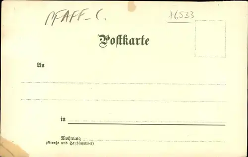 Pfaff C. Nr. 54 Bacharach Altes Haus Kat. Kuenstlerlitho