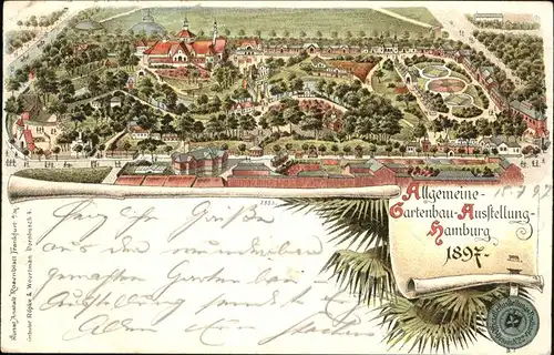 Ausstellung Gartenbau Hamburg 1897  / Expositions /