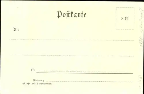 Daur Hermann Nr. 6 Schwarzwald Litho Kat. Kuenstlerkarte