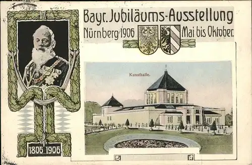 Ausstellung Bayr Landes Nuernberg 1906 Kunsthalle  / Expositions /