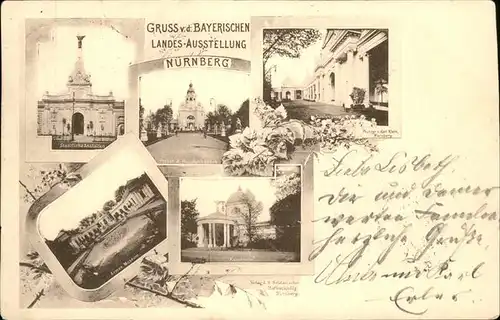 Ausstellung Bayr Landes Nuernberg 1896 Armee Museum Hauptgebaeude  / Expositions /