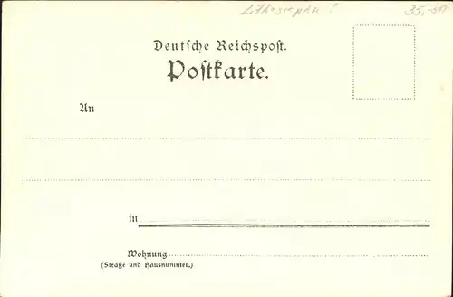 Biese Carl Karl Nr. 2 Feldbergerhof Litho Kat. Kuenstlerlitho