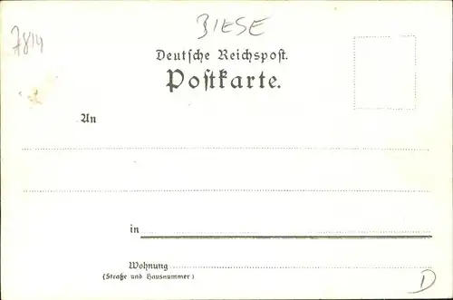 Biese Carl Karl Breisach Kat. Kuenstlerlitho