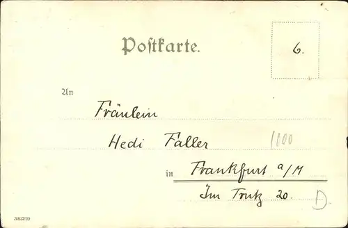 Kley Nr. 154 Berlin Bahnhof Friedrichstrasse Kat. Kuenstlerlitho