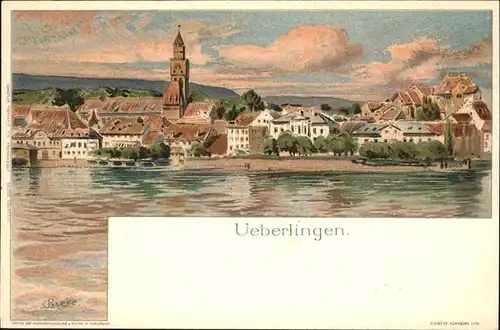 Biese Carl Karl Nr. 4 ueberlingen Litho
  Kat. Kuenstlerlitho