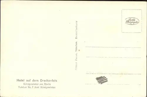 Koenigswinter Drachenfels / Koenigswinter /Rhein-Sieg-Kreis LKR