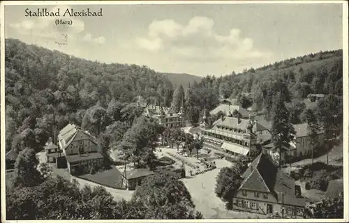 Alexisbad Harz Panorama Kat. Harzgerode
