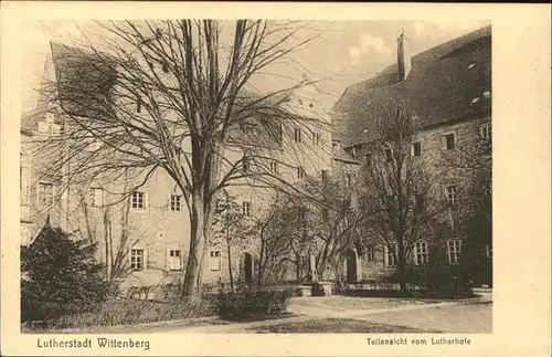 Wittenberg Lutherstadt Teilansicht vom Lutherhof / Wittenberg /Wittenberg LKR